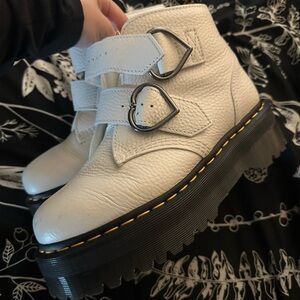 Dr.Marten heart platforms 8